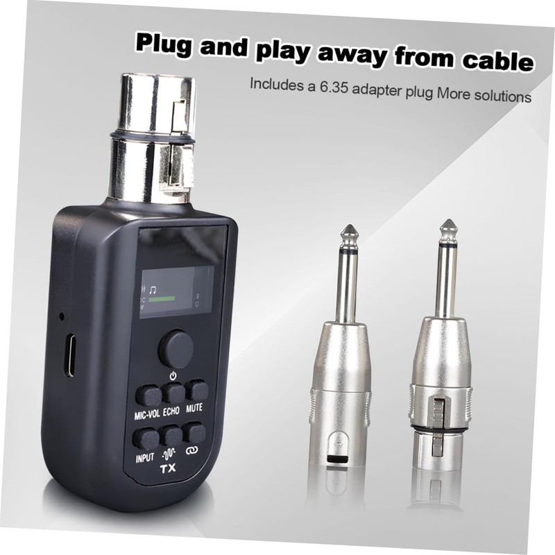 Vaguelly Wireless Microphone System Gaming Microphone Stable Audio Transmission