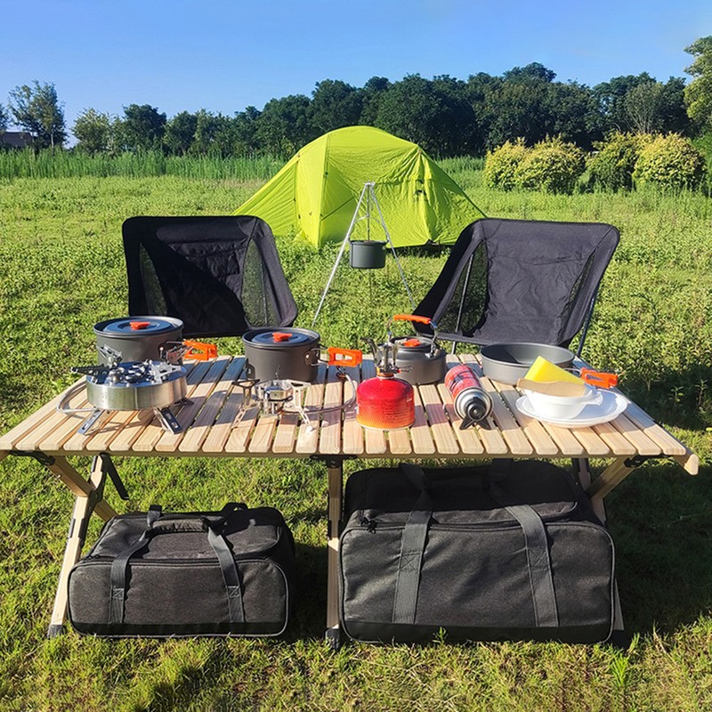 Camping Cookware Bag Cooking Utensils Bag Outdoor Stove Storage Container