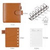 Moterm Pocket Luxe Ring Planner - Genuine Leather Binder Organiser