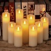 Antizer Flameless Candles Set of 9 Ivory Dripless Real Wax