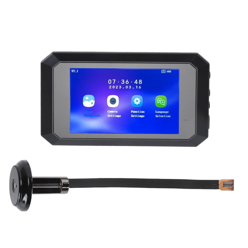 3.97 Inch Smart Door Viewer Motion Detection 1080P Imaging 135