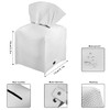 ZFRXIGN Hippie Sea Turtle Tissue Holder Square Tissue Box Cover