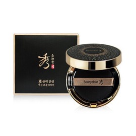 beautiful Sooryehan Black Ginseng Cushion Foundation (Main Product + Refill), Shade 21, 1 / 수려한 블랙 진생 쿠션 파운데이션 (본품+리필), 21호, 1