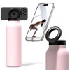 Insulated Water Bottle Compatible Magsafe Water Bottle with Phone Holder,Stainless