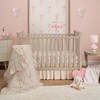 Lambs & Ivy Coquette Floral Aesthetic Pink Bows Lamp with