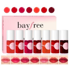 bayfree bayfree Lip Tint Stain Set, Lip Stain Long Lasting Waterproof, Lightweight, Non-sticky, Transfer-Proof, Matte Finish (fruit land)