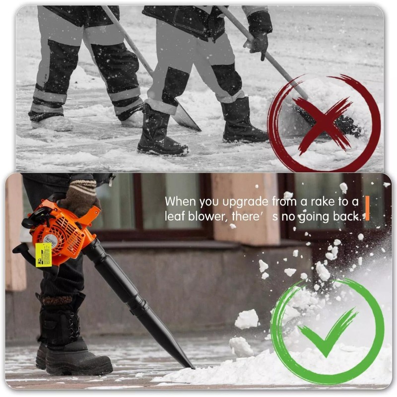 NEOTEC Handheld 2-Stroke Leaf Blower Gas Powered Commercial Heavy Duty