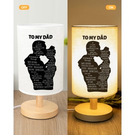 SOUHONEY Gifts for Dad from Daughter, Dad Birthday Gifts from Daughter, Dad Gifts Who Have Everything, Dad New Dad Daddy Gifts, Dad Lamp for Home Decoration, Birthday Christmas Gifts for Dad