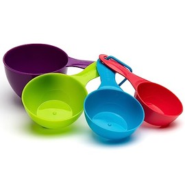 TIJARÂ® Measuring Cups, Colorful Measuring Cups Set for Liquids & Dry Ingredients & General Kitchen Use, Perfect for Baking for The Full Family, Multi Use