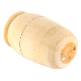 Laroal Russian Dolls 5 Pieces Wooden Matryoshka Dolls Unpainted DIY Blank Russian Wooden Dolls for DIY Gift Decorations