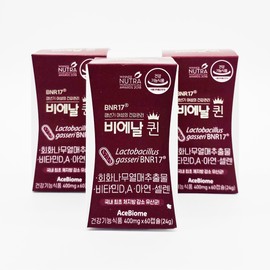 Bienalqueen female menopausal lactic acid bacteria 400mg 60 capsules, 3 units / 비에날퀸 여성 갱년기 유산균 400mg 60캡슐, 3개