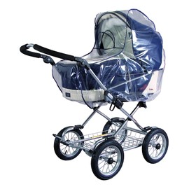 sunnybaby 13220 Universal Rain Cover, Rain Cover for Extra Large Prams, Carrycot, Carry Bag, Contact Window for Optimal Air Circulation, Non-Toxic, Quality: Made in Germany