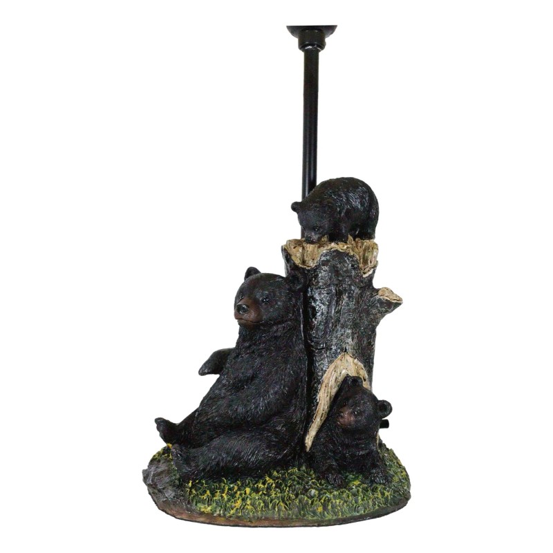 Ebros Gift Adorable Black Bear With Cubs Hide And Seek