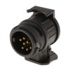 13 to 7 Pin Tow Bar Adapter Cable 12V Black