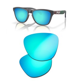Prizo ORL Polarized Replacement Lenses for Oakley Frogskins XS Sunglasses OJ9006 (Ice Blue Iridium)