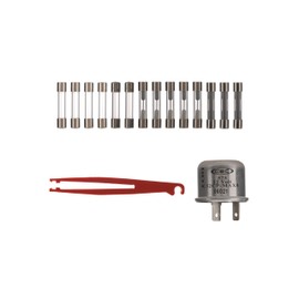 1964-1966 Corvette Fuses and Flasher 17 Piece Kit