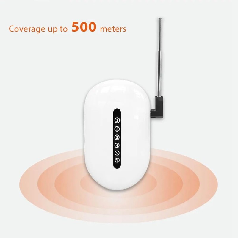 Daiilg Signal Repeater Wireless Extender 433MHz Long Range Booster Barrier-Free