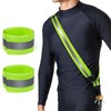 Reflective Sash for Walking at Night, High Visibility Reflective Running