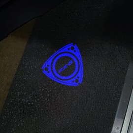 uunonaha 2 Pcs RX8 Welcome Light Car Door Projection LED Door Shadow Light Puddle Lights Compatible for RX8 Accessories