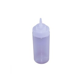 Chef Inox Wide Mouth Squeeze Bottle, 480 ml Capacity, Clear