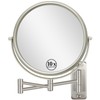 Erlingeryi 8" Wall Mounted Makeup Mirror 1X/ 10x Magnifying Mirror