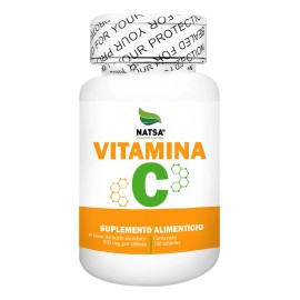 Vitamina C 100 Tabletas 500 Mg Cu, Protegete, Sistema Inmune, Antioxidante, Calidad Premium