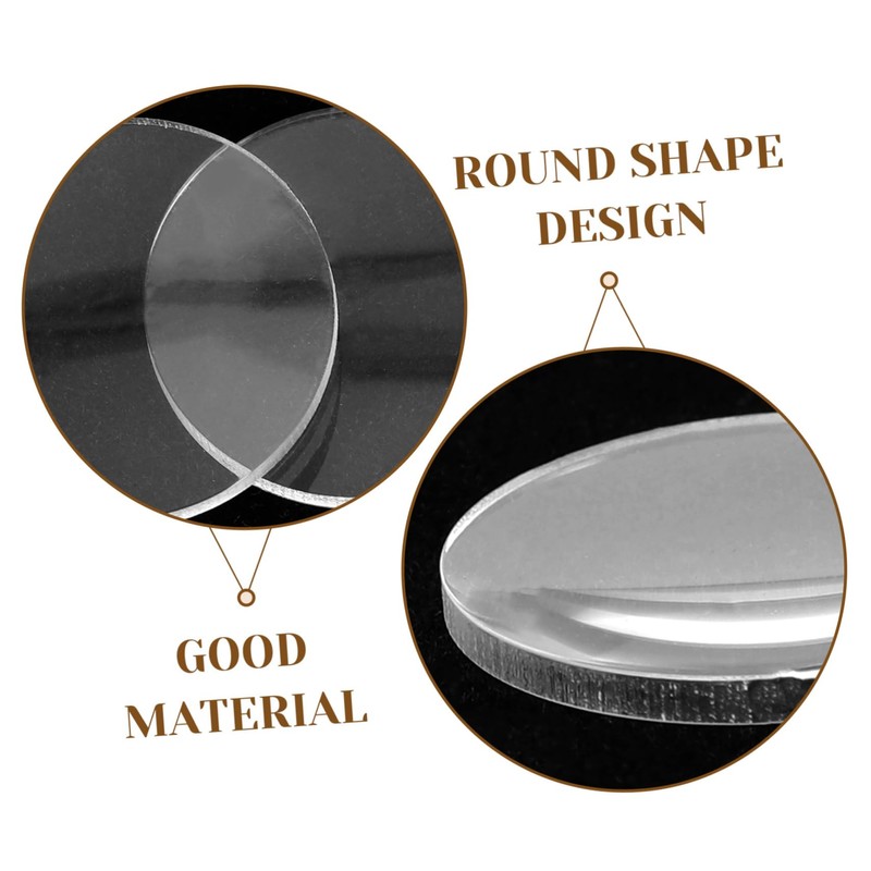 20pcs Magnifying Lenses Convex Magnifier Lens for Crafts Projects and