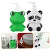Ipetboom 2Pcs Multi Function Portable Travel Bottles Cartoon Panda Frog