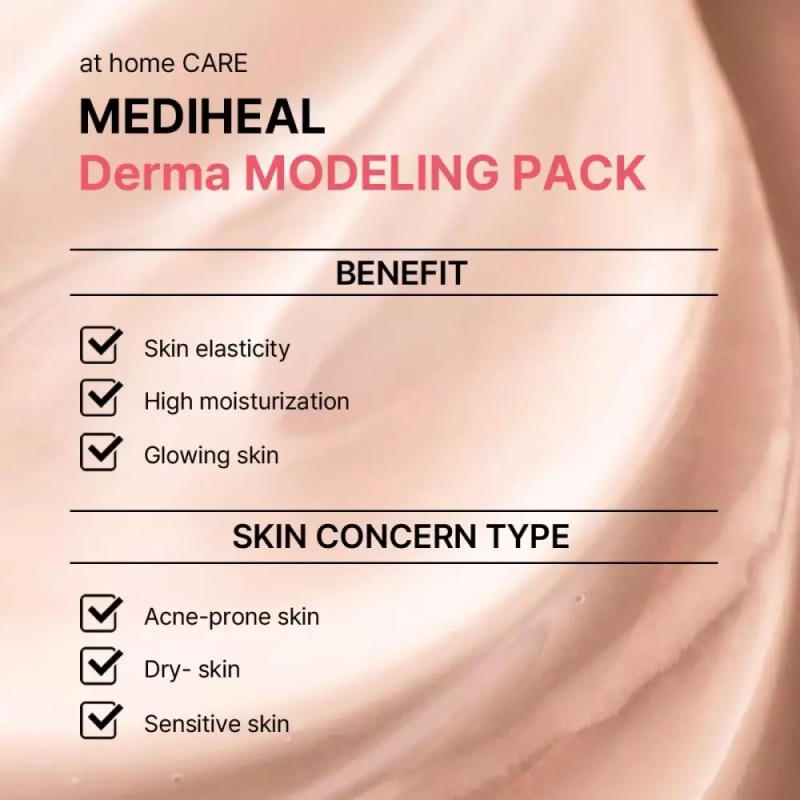Mediheal 메디힐 더마 모델링 팩 콜라겐 - 빛나는 피부를 위한