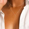 Layered Necklaces for Women Silver Stackable Stack Choker Necklaces Layering