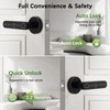 CHEN LCLILICHEN Fingerprint Door Lock Smart Door Knob with Keypad,
