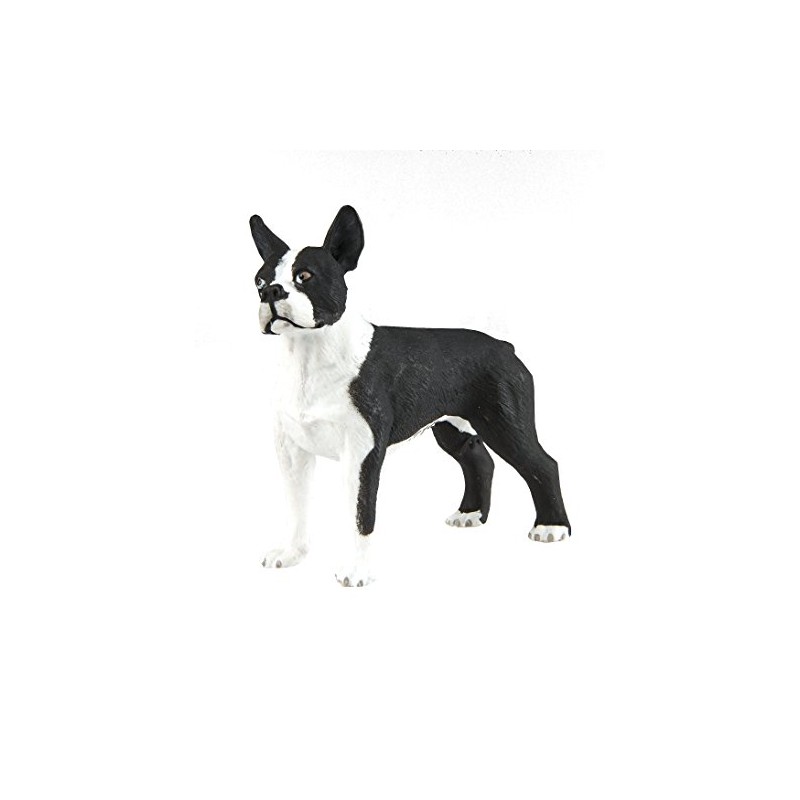 Safari Ltd. Boston Terrier Figurine - Detailed 2.5" Plastic Model