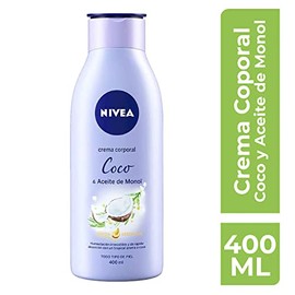 NIVEA Crema Corporal Humectante Senses Coco y Aceite de Monoi (400 ml) - 48 Horas de Humectacin Profunda y Rpida Absorcin - Delicado Aroma a Coco...  