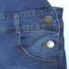 KIDSCOOL SPACE Girls Boys Ripped Denim Overalls Washed Distressed Denim