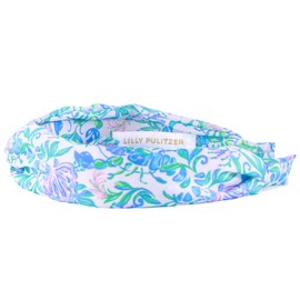 Lilly Pulitzer Top Knot Headband for Women, Colorful Knotted Headband, Cute Hair Accessories for Women & Girls, Just a Pinch