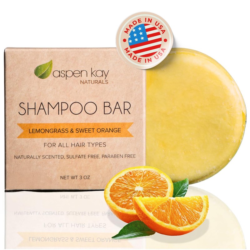 Solid Shampoo Bar, Made With Natural & Organic Ingredients, All