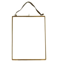 Hanging Brass Photo Frame - Choice Of Size & Colour (Medium Brass - 15 x 20cm)
