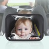 Baby Car Mirror Shatterproof 360 Degrees Adjustable Safe Durable Infant
