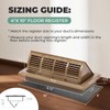 2-in-1 Vent Deflector & Floor Vent Covers, Floor Register 4x10,