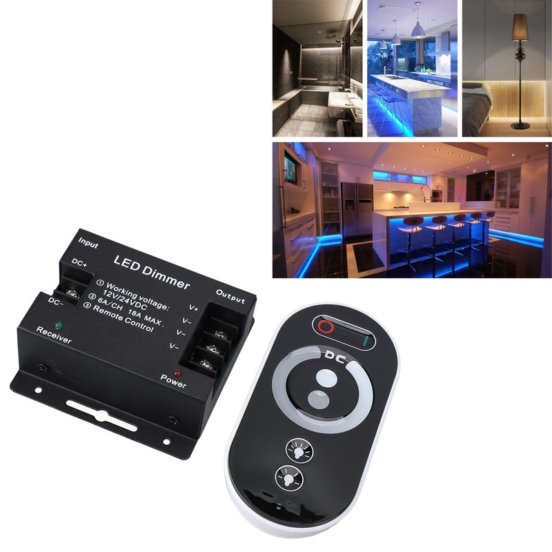 Dimmer Switch DC 12V‑24V 18A PWM LED Light Strip Dimmer