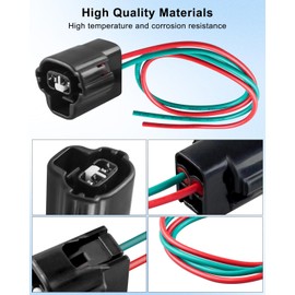 OCHIKI Side Marker Light Connector Fit for Honda Civic 2016 2017 2018 2019 2020 2021, 2Pin Wiring Harness Connector Pigtail