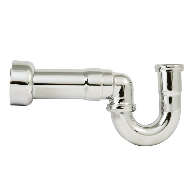 Westbrass D402NE-1-05 1-1/2" New England Style P-Trap with High Box