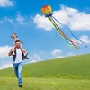 Xida Rainbow Octopus Kite for Kids 4-8, Kite for Adults