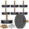lleduli M8 Heavy Duty Rubber Leveling Feet, Adjustable Furniture Levelers