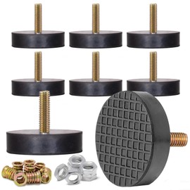 lleduli M8 Heavy Duty Rubber Leveling Feet, Adjustable Furniture Levelers