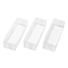 Whitmor 6064-351 Organizador de cajón, pequeño, Juego de 3, oorganizador de gaveta pequeño S/3, Colores Variados, 1