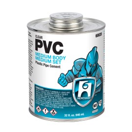 Oatey 31133 PVC 32-Ounce All-Weather Clear Cement