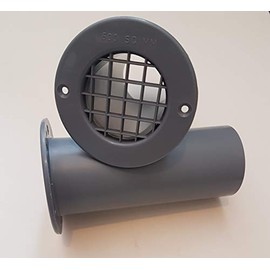 coverandcarry Gas drop vent in Grey 75mm x 120mm 2 pack