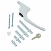 FixRello uPVC White Window Handle - 1 x Universal espag