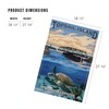 Lantern Press 1000 Piece Jigsaw Puzzle, Topsail Island, North Carolina,